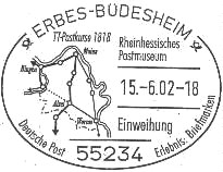 Einweihung des Postmuseums Rheinhessen am 15.06.2002 in Erbes-B�desheim