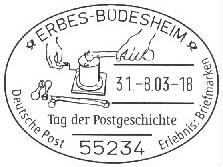 Tag der Postgeschichte am 31.08.2003 in Erbes-B�desheim
